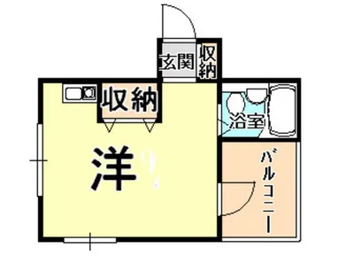ウイング曙【6階】の間取り
