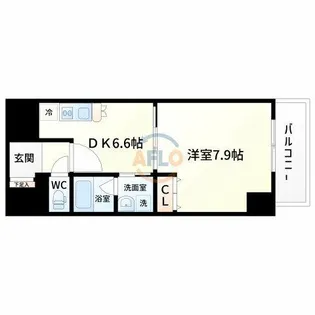アーバネス淀川【10階】の間取り