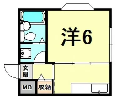ハイツヤマト2【1階】の間取り