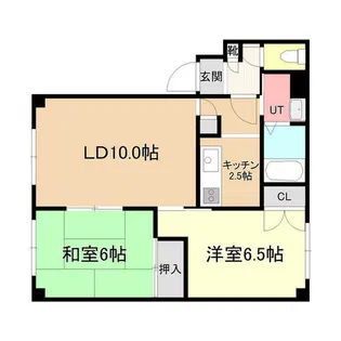 ハイツ那須野【203号室】の間取り