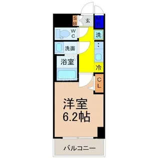 プレサンス広小路通今池【3階】の間取り