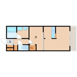 兵庫県尼崎市杭瀬北新町4丁目【マンション】の間取り