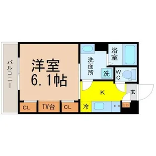 リブリ・千種【1階】の間取り