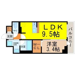 RESIDENCE TACHIBANA【5階】の間取り