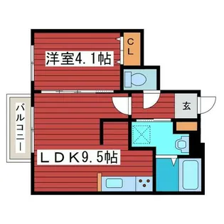 IL FIORE NS【305号室】の間取り