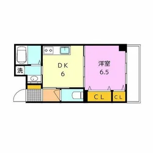 RIVER FORD中之島【2階】の間取り