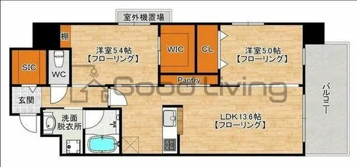 ERFOLG HAKATA【5階】の間取り