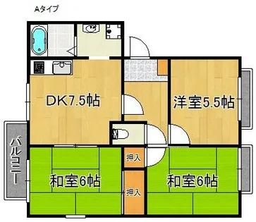 リベックス2号館【2階】の間取り