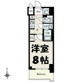 CREST TAPP新栄【2階】の間取り