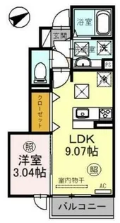 ルミエール【1階】の間取り