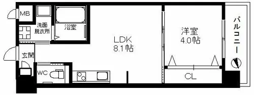 FDS PREX【14階】の間取り