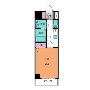 ミーム東新町【7階】の間取り