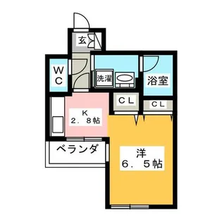 エルスタンザ千代田【5階】の間取り
