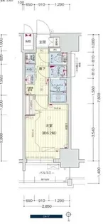 プレサンスNAGOYAシティオ【8階】の間取り