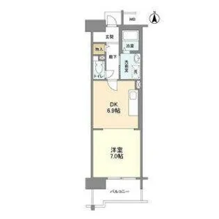 アーバンドエル八事石坂【9階】の間取り