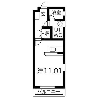 NEST黒川【1階】の間取り