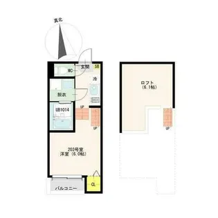 VAN SOREIL野並【2階】の間取り