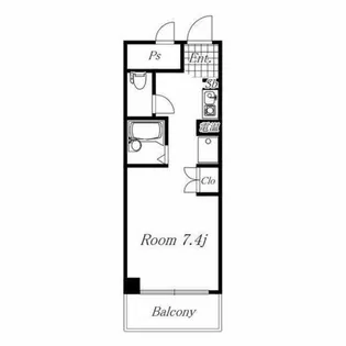 ハインホーフ雪扇【8階】の間取り