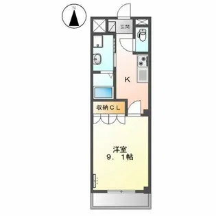 パーチカニラ【2階】の間取り