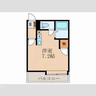 アイビーフラッツ【303号室】の間取り