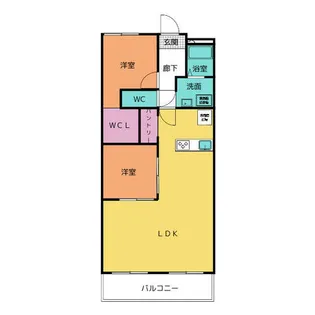 ピボットマンション八幡【4階】の間取り