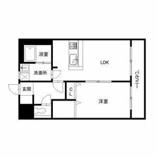 エムティースクエア吉塚駅前【5階】の間取り