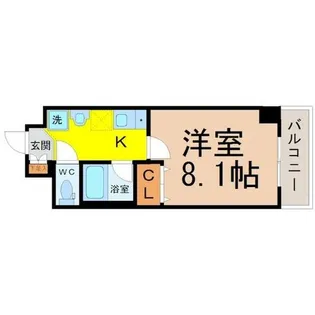 ヒルズ新栄3号館【3階】の間取り