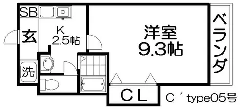Mプラザ津田駅前11番館【3階】の間取り