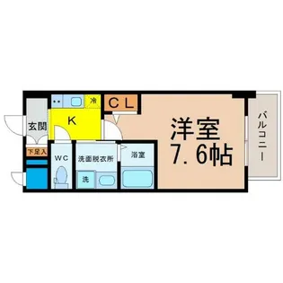 パルティール新栄【5階】の間取り