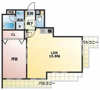 パルステージ武庫之荘【6階】の間取り