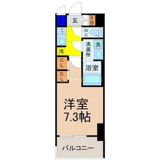 VILLA SERENO桜山【7階】の間取り