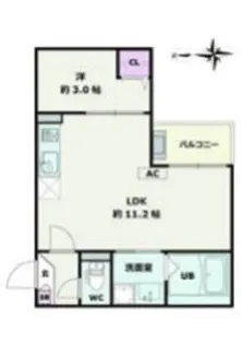 Jack sotoshinⅠ【1階】の間取り