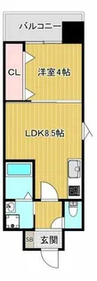 レクシア堺東【9階】の間取り