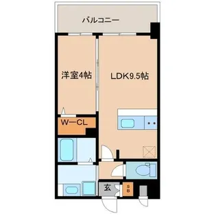 S-RESIDENCE東三国amante【9階】の間取り