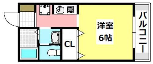 ラ・ルナ【102号室】の間取り