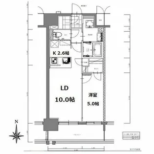 S-RESIDENCE亀島駅前blaze【13階】の間取り