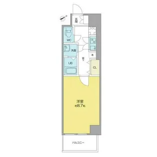 エヌコート【4階】の間取り