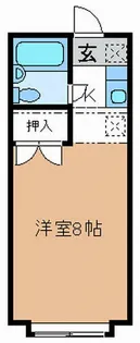 榮華B【206号室】の間取り