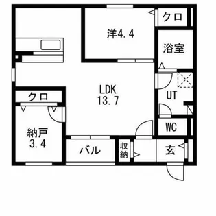 CS中野本町【3階】の間取り