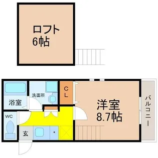 リエス浄心【2階】の間取り