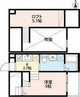 メゾンドルミナス【201号室】の間取り