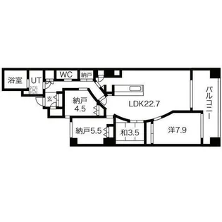 リモージュ徳川【3階】の間取り