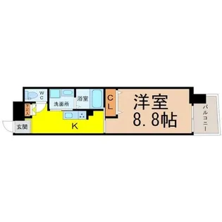 Napartment(Nアパートメント)【5階】の間取り
