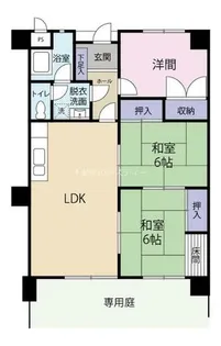 ドゥエル守恒【102号室】の間取り