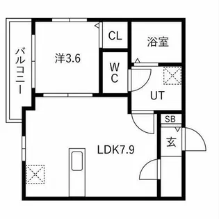 アヴァンセ大曽根【201号室】の間取り