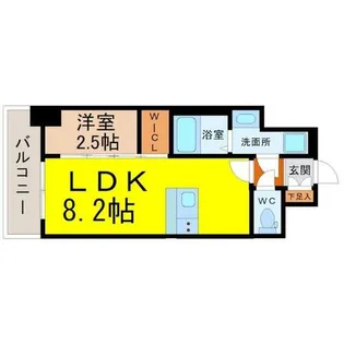 メイクスWアート金山ウエスト【2階】の間取り