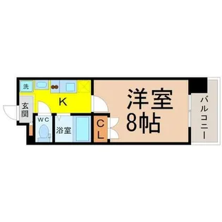 パルティール上前津【9階】の間取り