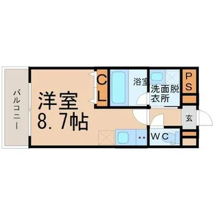 ラヴィアンローズ【6階】の間取り