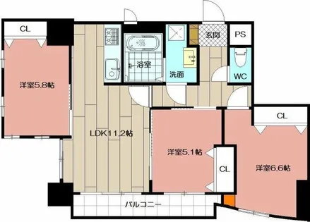 MDIロイヤルレジデンス大手町【5階】の間取り