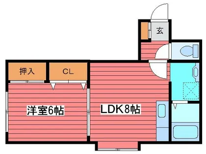 メゾンドソレイユ【3階】の間取り